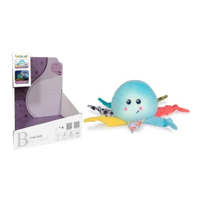 М'яка іграшка-нічник &quot;Восьминіг&quot; FM999-35 музика та світло, на батарейці 17х15х16 см