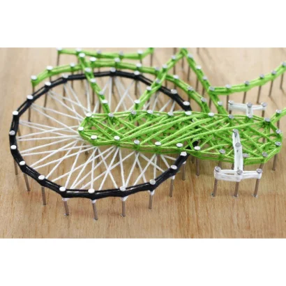 Набір стрінг-арт "Велосипед" ABC-011 дерев'яна основа