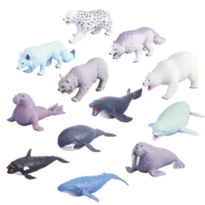 Стретч-іграшка у вигляді тварини серії "LEGEND OF ANIMALS МАКСІ" &ndash; ПОЛЯРНІ ХИЖАКИ (у диспл.)