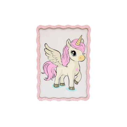 Картина по номерах "Єдиноріг" Puz-22943 формат А4 пензлик, фарби, кріплення для стіни