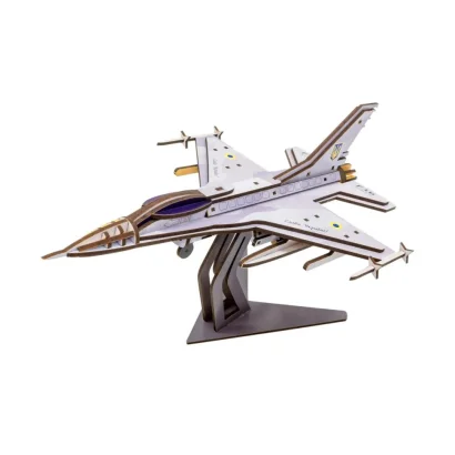 Дерев'яний 3D конструктор "F16" Арт-26913, 79 деталей