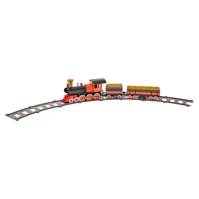 Дерев'яний 3D конструктор "Потяг" Puz-00924, 231 деталь                 