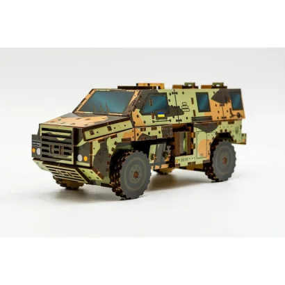 Дерев'яний 3D конструктор "Бушмастер" 139-0209, 139 деталей                                                                