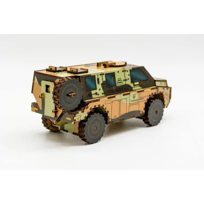 Дерев'яний 3D конструктор "Бушмастер" 139-0209, 139 деталей                                                                