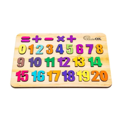 Розвиваюча дерев'яна іграшка &quot;Цифри&quot; Арт-11230, 27 елементів