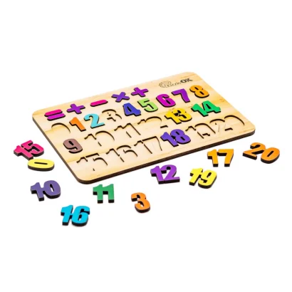 Розвиваюча дерев'яна іграшка &quot;Цифри&quot; Арт-11230, 27 елементів