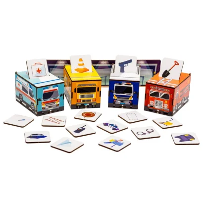 Дитячий Сортер Монтессорі "Машинки" Puz-87873