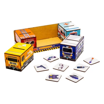 Дитячий Сортер Монтессорі "Машинки" Puz-87873