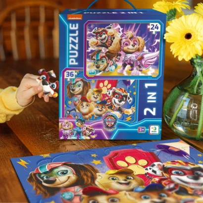 Пазл дитячий 2 в 1 "Зберігаємо світ у безпеці!" 200573, 36 елементів