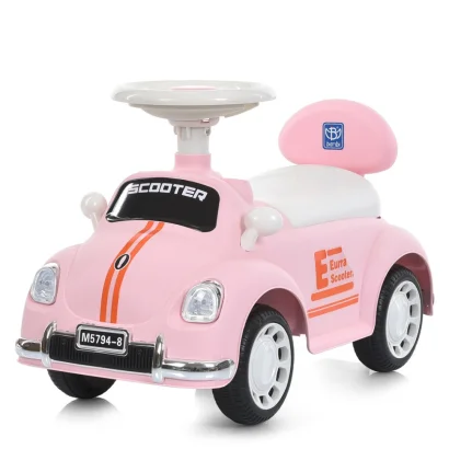 Дитяча каталка-толокар M 5794-8 рожевий, до 30 кг