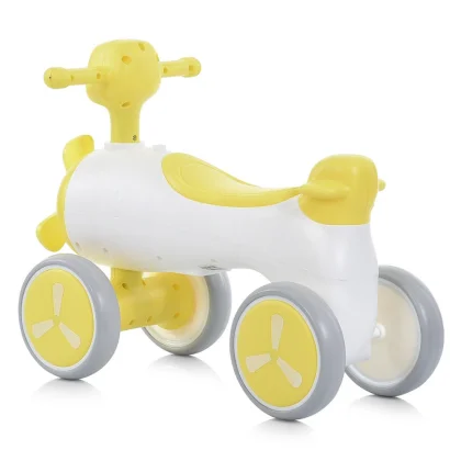 Дитяча каталка-толокар M 5854E-6 жовтий, до 25 кг