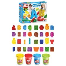 Набір для творчості з тіста "Алфавіт" Art Craft (224 г) (320*250*65 мм) "dede"