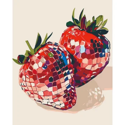 Картина за номерами "Полунична спокуса" 12029-AC 40х50 см                                                      