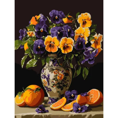 Картина за номерами "Витончені братки" KHO3293 30x40 см