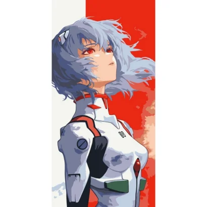 Картина за номерами "Аянамі Рей, Євангеліон" 16128-AC 40х80 см                                                 