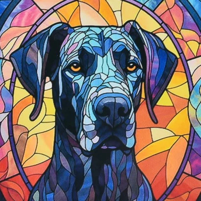 Алмазна мозаїка "Чорний погляд" DEEX16283 не повна викладка 30х30 см 