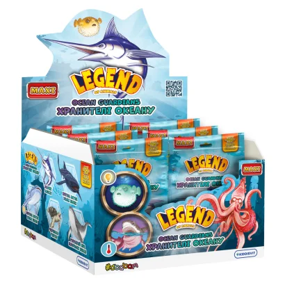 Стретч-іграшка у вигляді тварини серії LEGEND OF ANIMALS МАКСІ - ХРАНИТЕЛІ ОКЕАНУ (в дисп.)