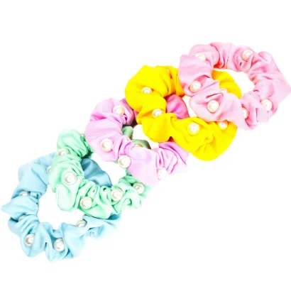 Дитяча резинка для волосся "Перли" 0303-1079, 10 штук