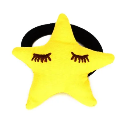 Дитяча резинка для волосся "М'які зірочки" 0300-792, 6 штук