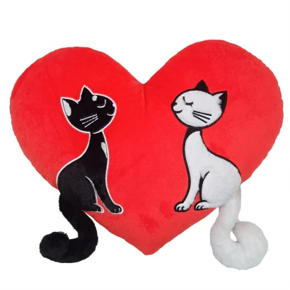 Подушка декоративна &quot;Котики день та ніч&quot; FWPCATSDAYNIG25RD