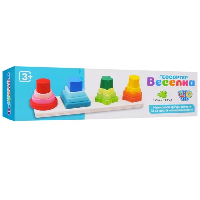 Розвиваючий набір Геометрика MD 1216 дерев'яний