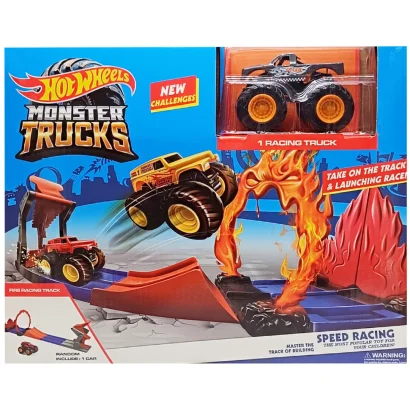 Ігровий набір Автотрек &quot;Monster Trucks&quot; MS44(Grey) 1 машинка в комплекті