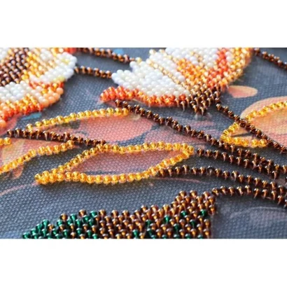 Набір для вишивання бісером "Дарунок сонця" AB-919 на натуральному холсті 