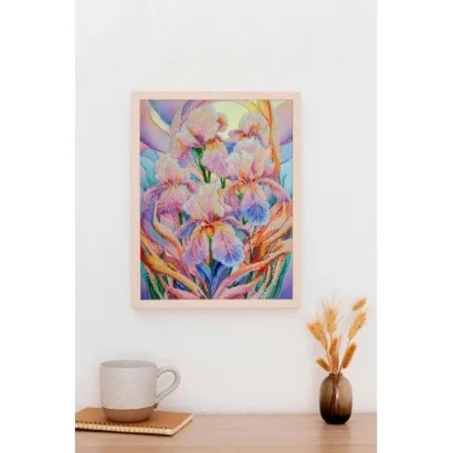 Набір для вишивання бісером "Квіткове натхнення" AB-928 на натуральному холсті 