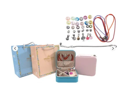 Набір для створення шарм-браслетів "Пандора" FT2026-B(Blue) Блакитний