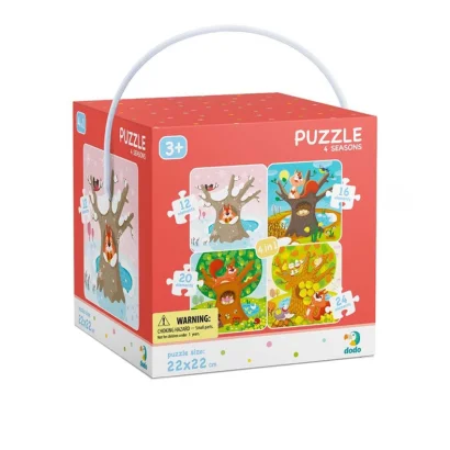 Дитячий набір пазлів "Пори року" DoDo 300125, 4 в 1