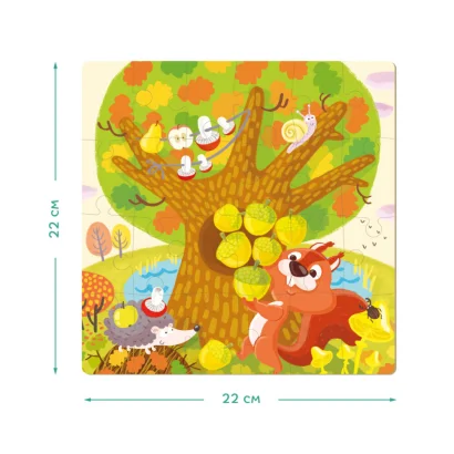 Дитячий набір пазлів "Пори року" DoDo 300125, 4 в 1