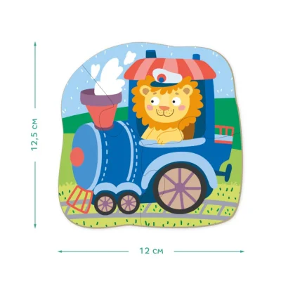 Дитячий пазл Транспорт DoDo 300154, 2-3-4 елемента