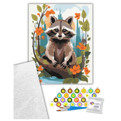 Картина за номерами "Забавний полоскунчик" 11596-AC 40х50 см