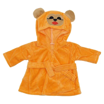 Халатик для ляльки &quot;Ведмедик&quot; M 6049 UA(Orange) для ляльки 43-46 см
