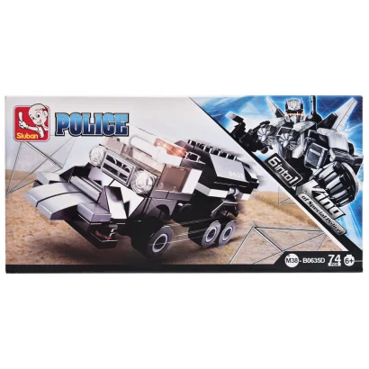 Дитячий конструктор Поліцейська серія Police SLUBAN M38-B0635-4, 74 деталі