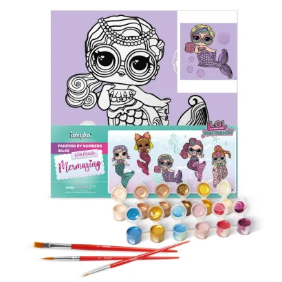 Картина за номерами "L.O.L. Surprise! Mermaids Miss Sea" KHO6263, 40х40 см