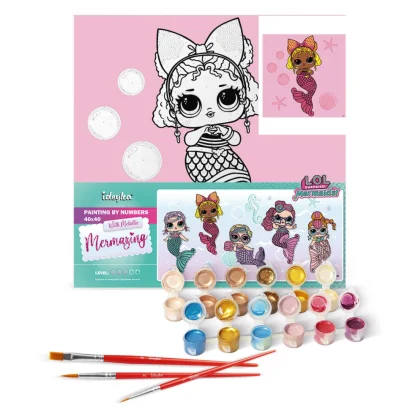 Картина за номерами "L.O.L. Surprise! Mermaids Queen Bee" KHO6265, 40х40 см