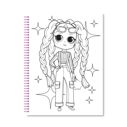 Дитяча розмальовка з олівцями "Coloring fun" НТ-39-01, 24 аркуши