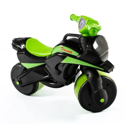 Мотобайк беговел Doloni Toys 0138/590 Чорно-Зелений