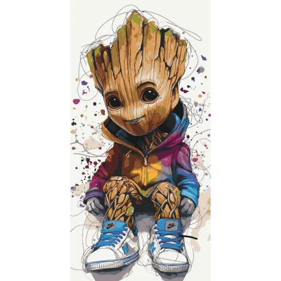 Картина за номерами &quot;Я є Ґрут&quot; 16096-AC 40х80 см