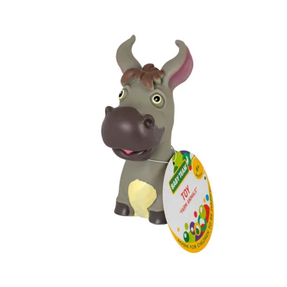 Дитяча іграшка для купання "Бризкаючі тварини ферми віслюк" 8753_віслюк сірий