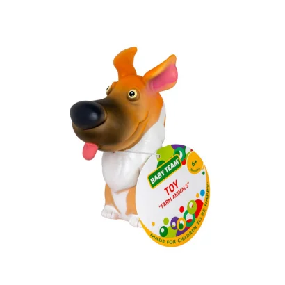 Дитяча іграшка для купання "Бризкаючі тварини ферми песик" 8753_песик