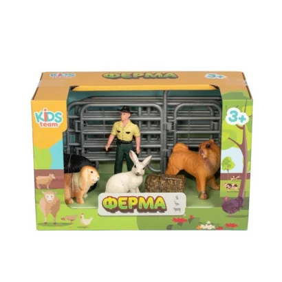 Дитячий іграшковий набір "Ферма" Q9899-X13_3 собака, кішка, кролики