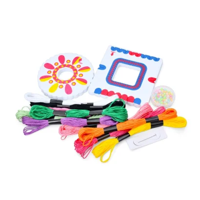 Дитячий набір творчості "New babylon" 11888C нитки 10 штук 10 кольорів