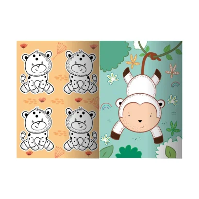 Розвиваюча розмальовка "Джунглі" РМ-73-03, 32 сторінки