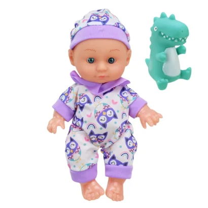 Дитяча Лялька-Пупс &quot;Cute baby&quot; HX623-5/7 з іграшкою Фіолетовий