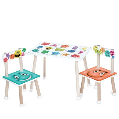 Дитячий Столик M 501-4 стільниця 60 х 40 см, 2 стільчики