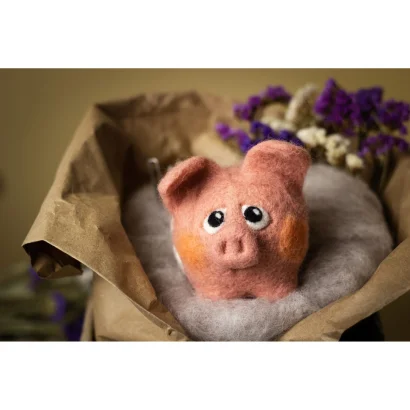 Набір для творчості "Свинка" ВАЛ-007 валяння іграшки