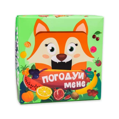 Настільна гра "Погодуй мене - лисичка" 30347 інструкція 20 фішок, рулетка