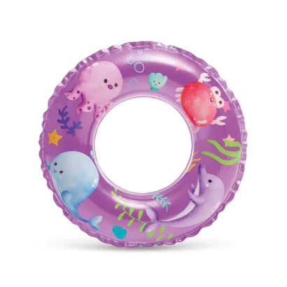 Дитячий надувний круг &quot;Рибки&quot; 59242(Violet) фіолетовий 61 см